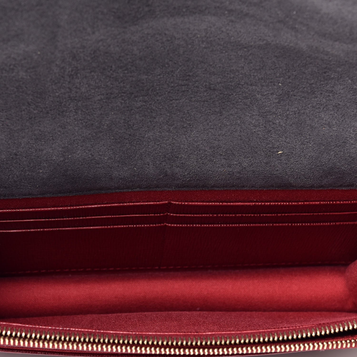 Fendi Vitello Elite Crystal Fendi Loves Monster Eyes Tube Wallet on Chain Rosso Scuro Multicolor 5 of 9