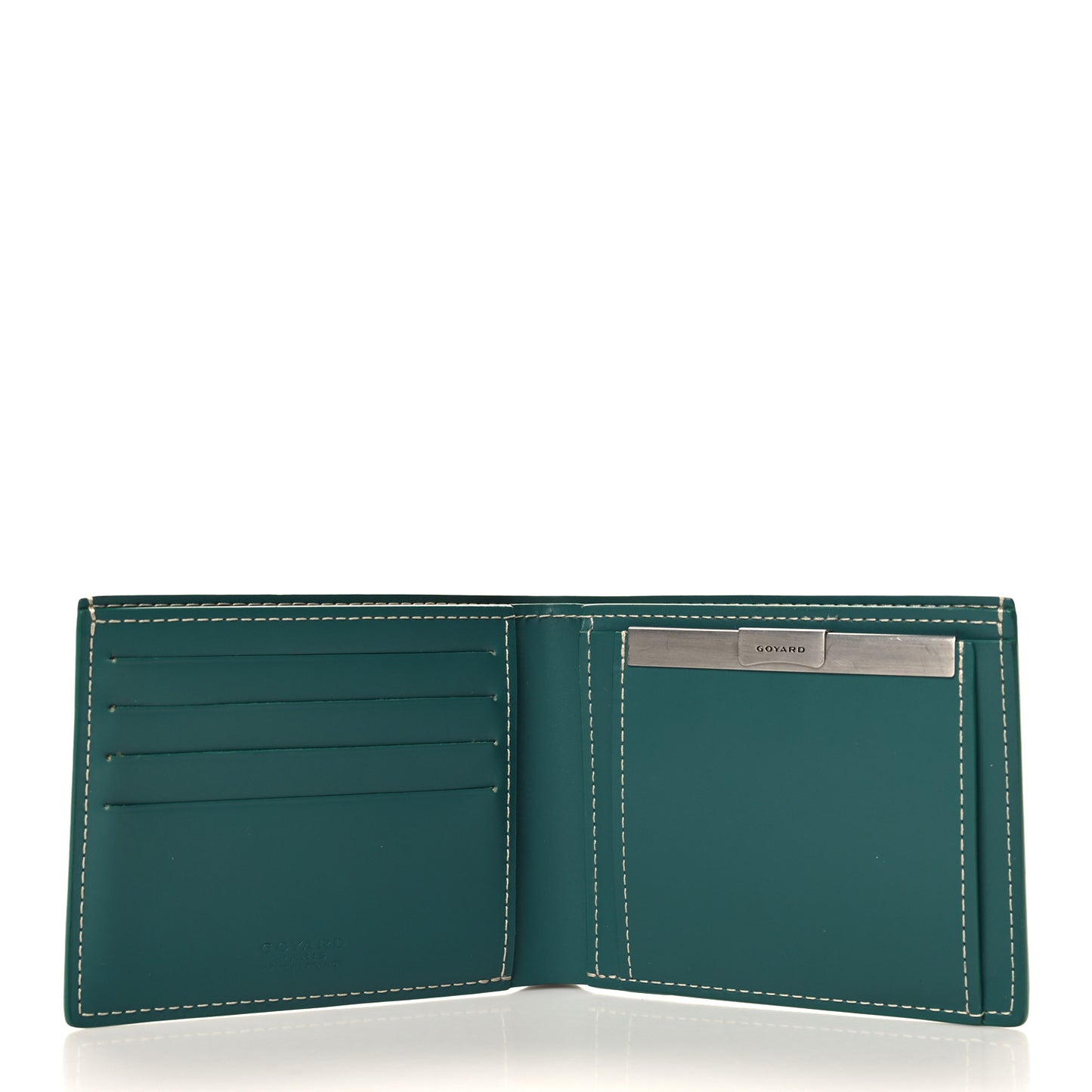 Goyardine Saint Florentin Bi-Fold Wallet Green