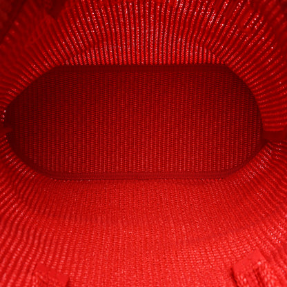 Jimmy Choo Raffia Embroidered East West Beach Tote Paprika Candy Pink 5 of 9