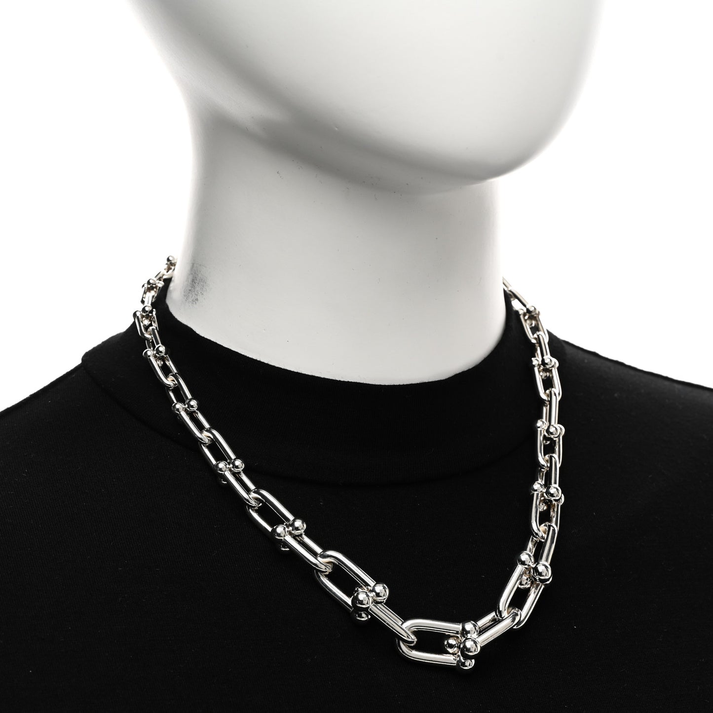 Sterling Silver HardWear Graduated Link Necklace