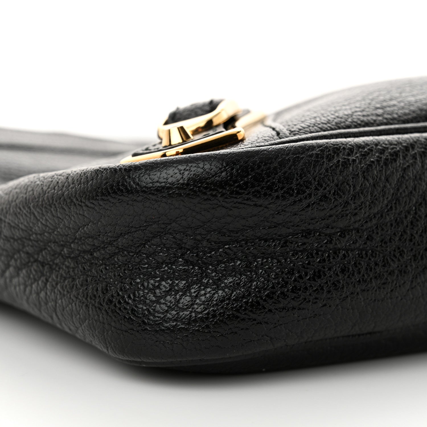 Balenciaga Chevre Gold Metallic Edge Hardware Hip Black 9 of 12