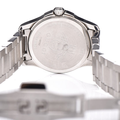 Gucci Stainless Steel 27mm G-Timeless Charm Quartz Watch Black 6 of 6
