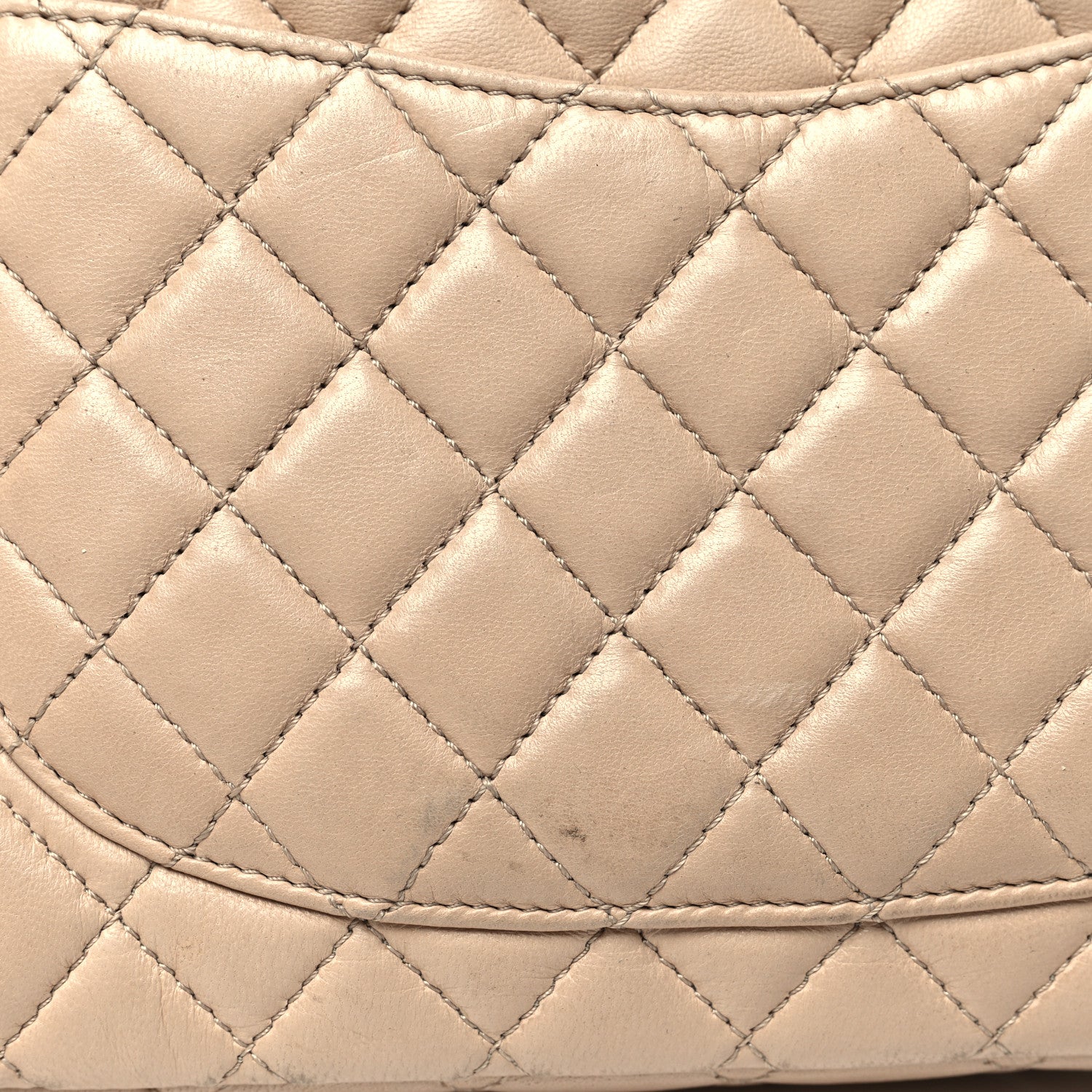 Chanel Lambskin Quilted Valentine Charms Medium Single Flap Beige 12 of 13