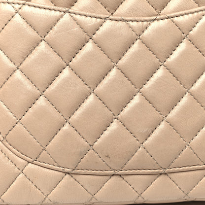 Chanel Lambskin Quilted Valentine Charms Medium Single Flap Beige 12 of 13