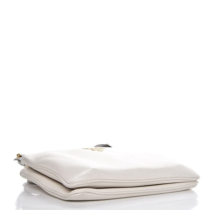 Prada Vitello Phenix Double Zip Crossbody Bag Bianco 4 of 9