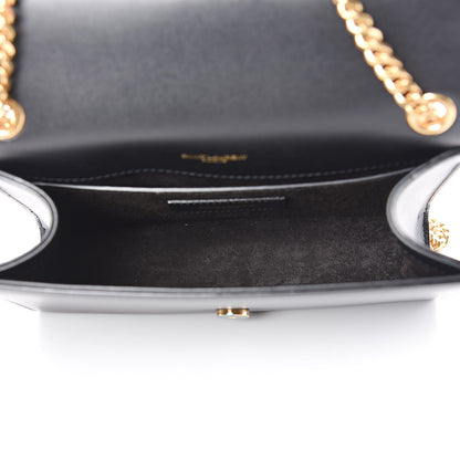 Saint Laurent Calfskin Small Classic Monogram Kate Tassel Satchel Black 5 of 9