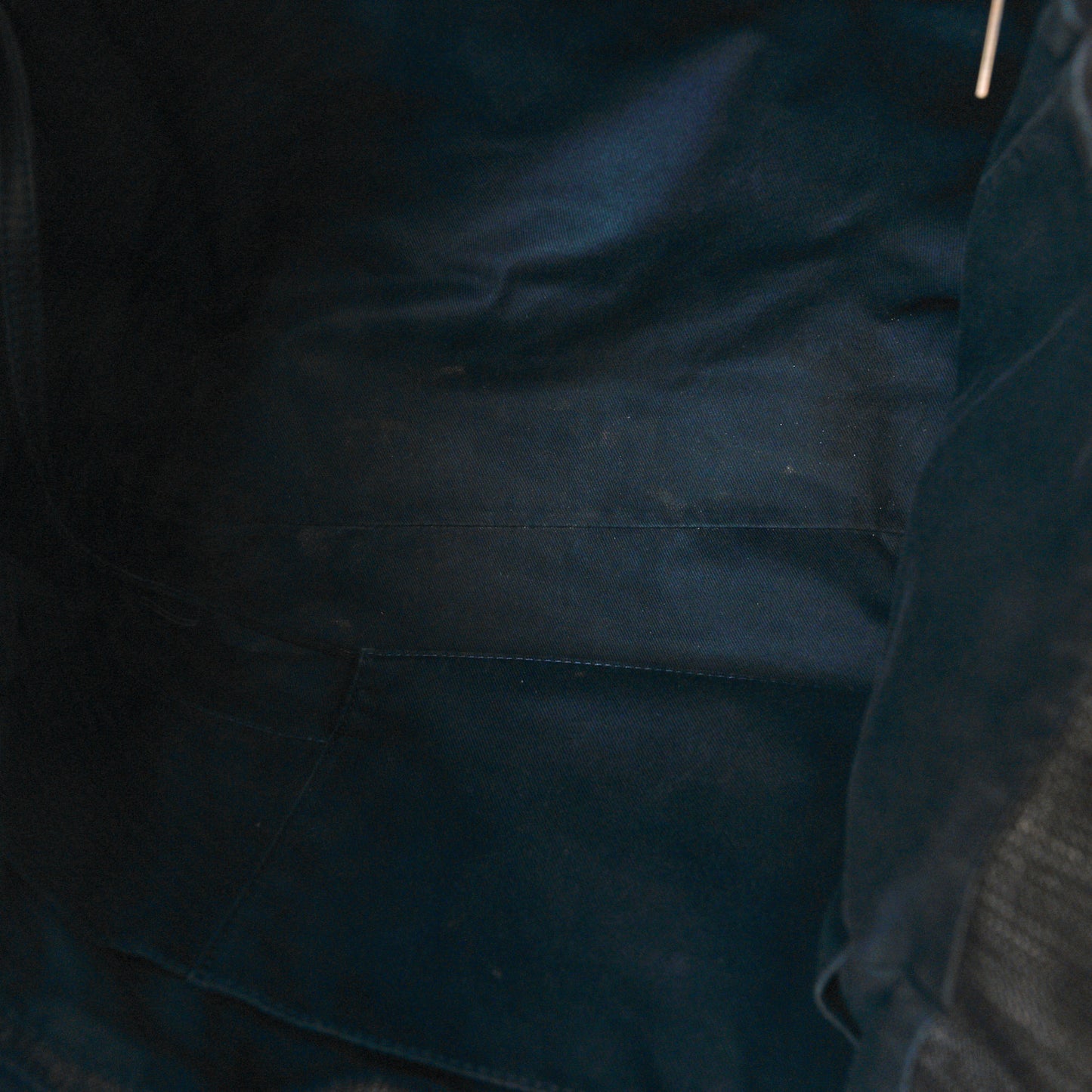 Denim Medium Deauville Tote Dark Blue