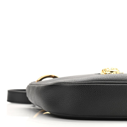 Versace Calfskin La Medusa Small Hobo Crossbody Black 7 of 8