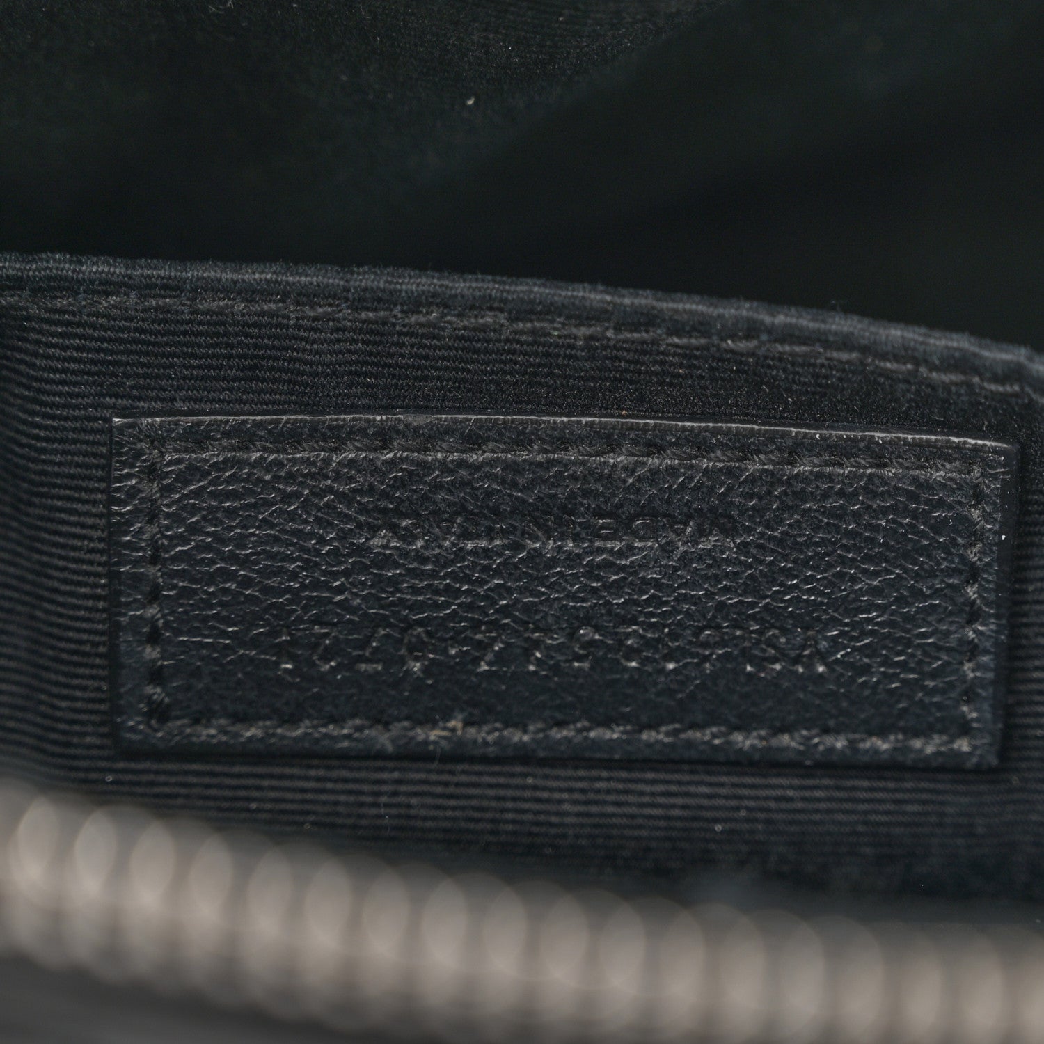 Saint Laurent Calfskin Matelasse Monogram Monochrome Lou Camera Bag Black 7 of 12