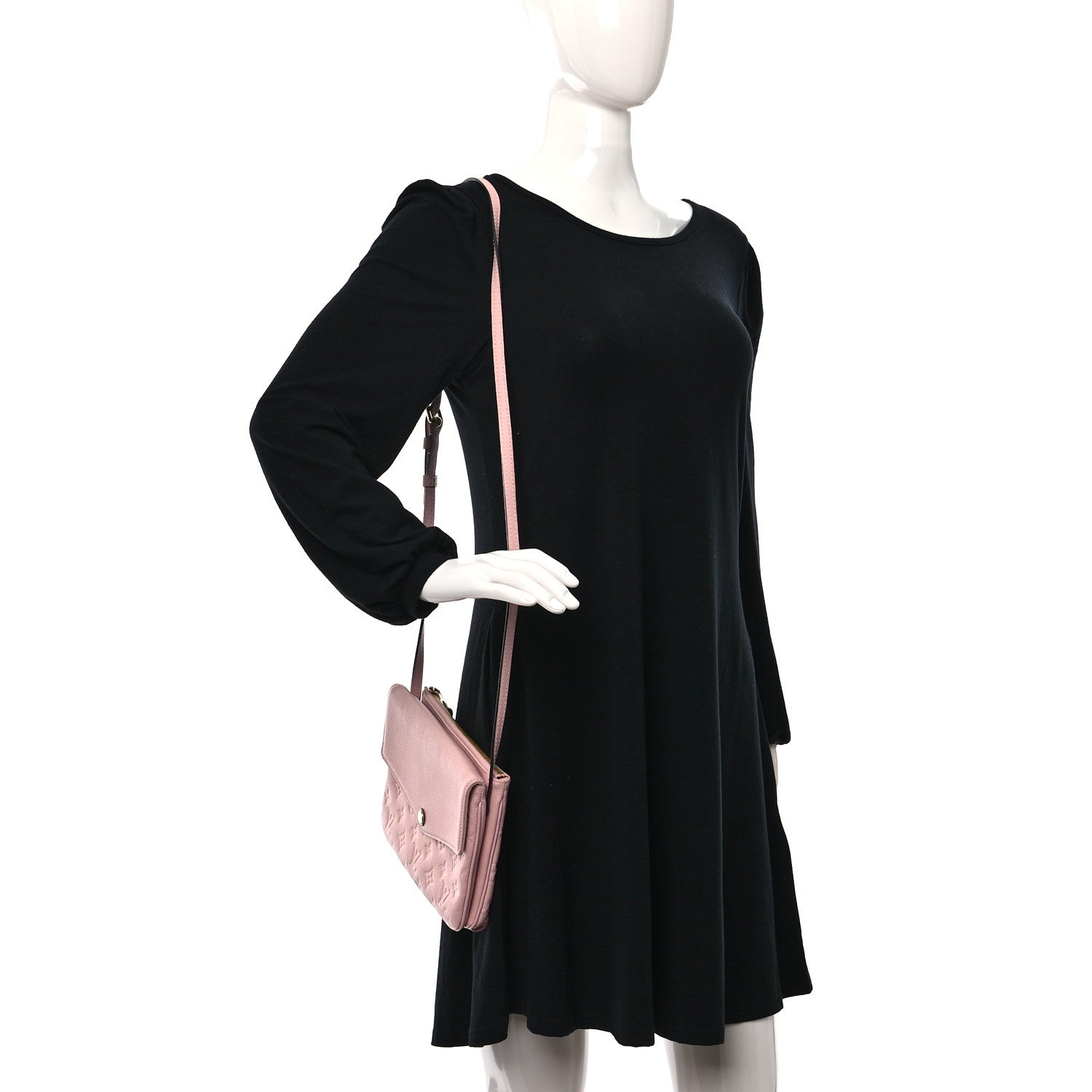 Louis Vuitton Empreinte Twice Rose Ballerine 2 of 11