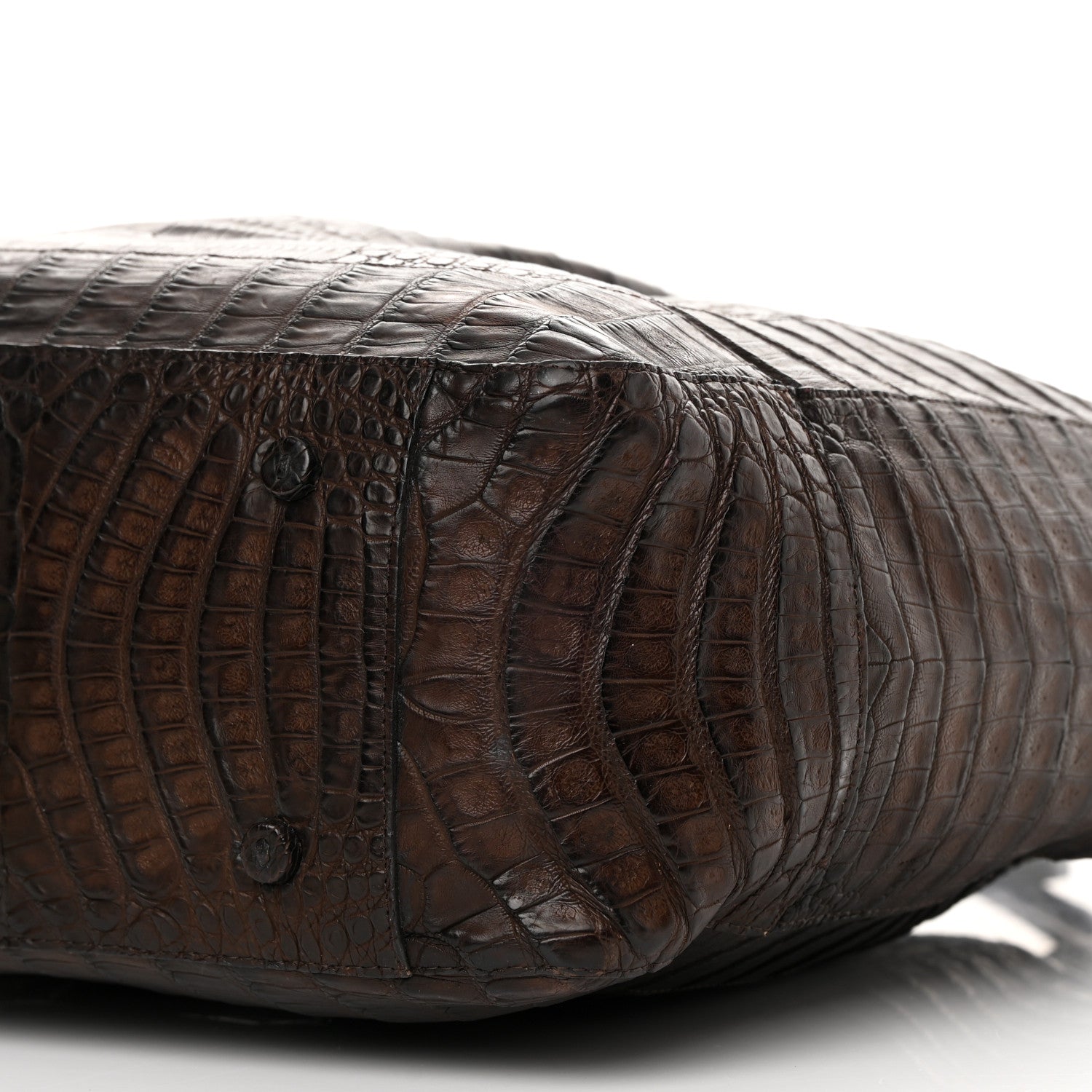 Nancy Gonzalez Crocodile Tote Brown 10 of 15