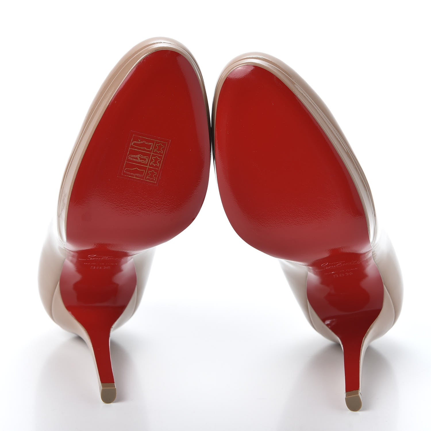 Christian Louboutin Patent New Simple 120 Pumps 35.5 Nude 5 of 10