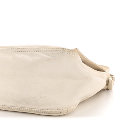 Fendi Nappa Elefante Big Forever Mama Baguette White 10 of 14
