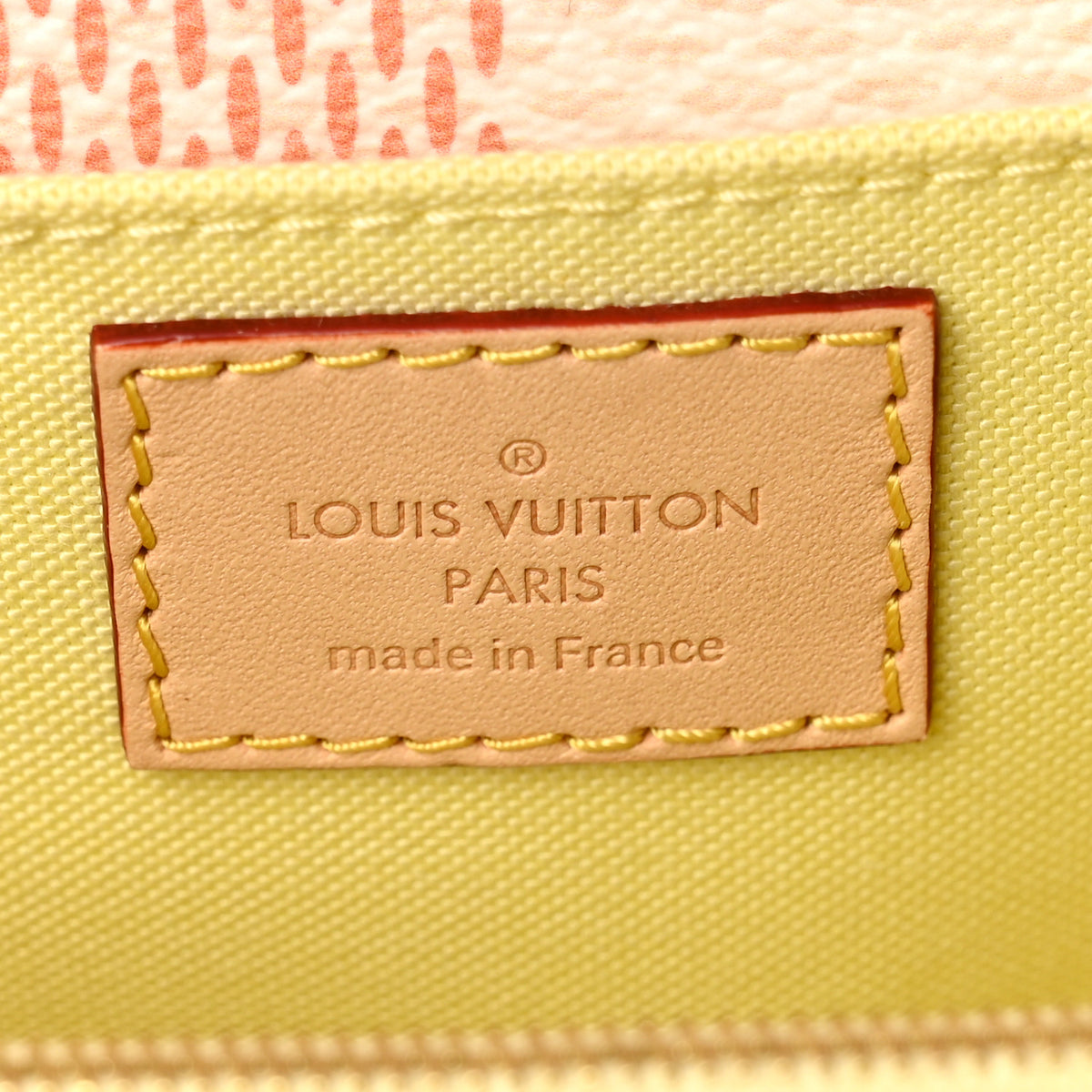 Damier Giant Pochette Metis East West Peach