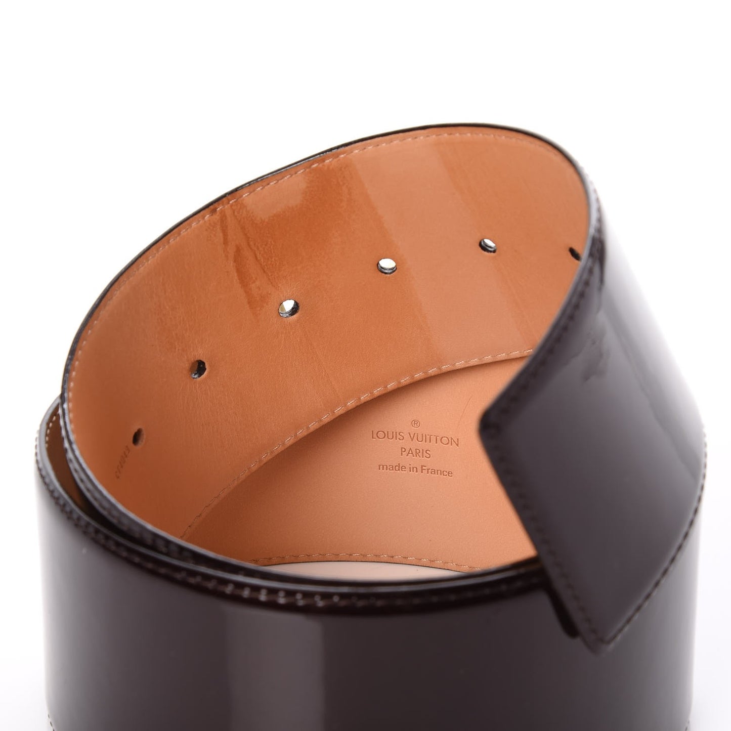 Patent LV Facettes Belt 75 30 Amarante