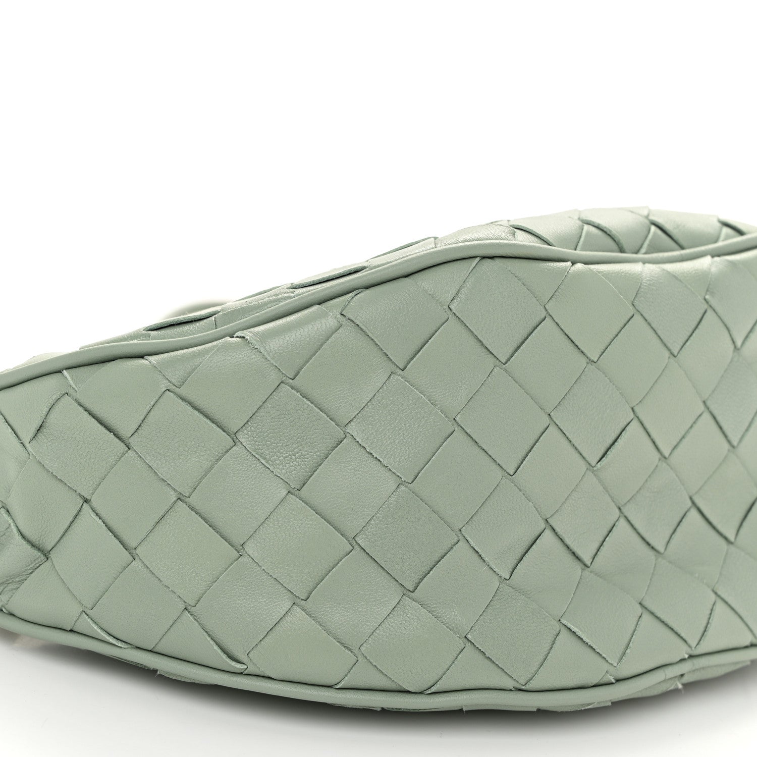 Bottega Veneta Nappa Intrecciato Half Moon Pouch On Strap Sauge 8 of 9