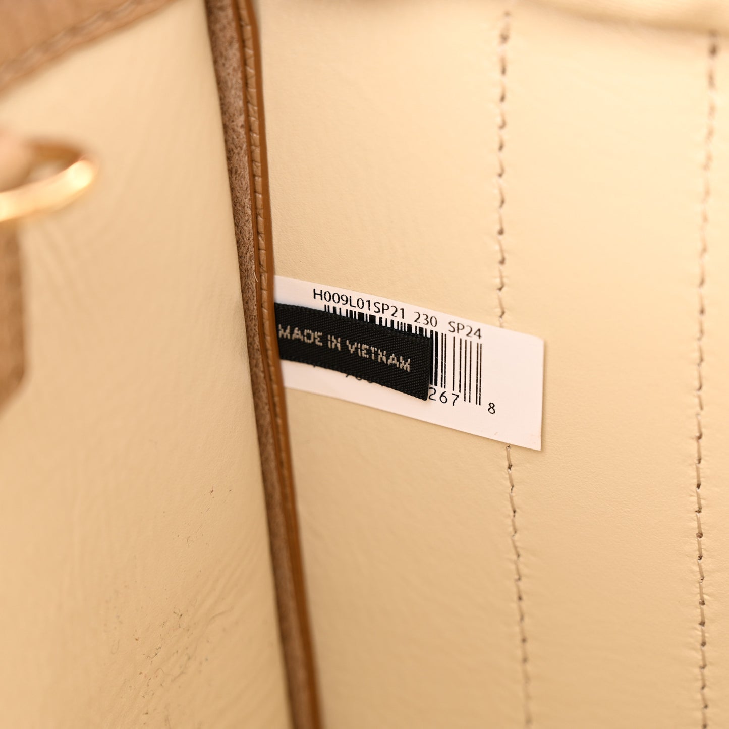 Grained Calfskin Small The Tote Bag Camel