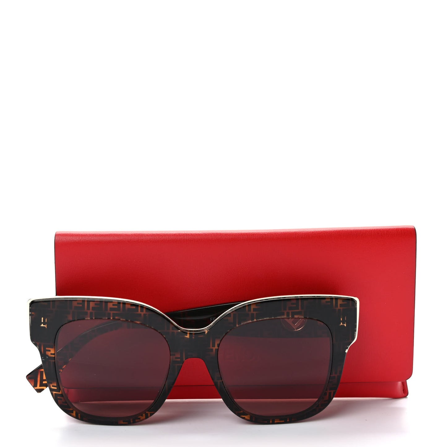 Acetate F is Fendi FF Sunglasses 0359/S Tortoise Camouflage