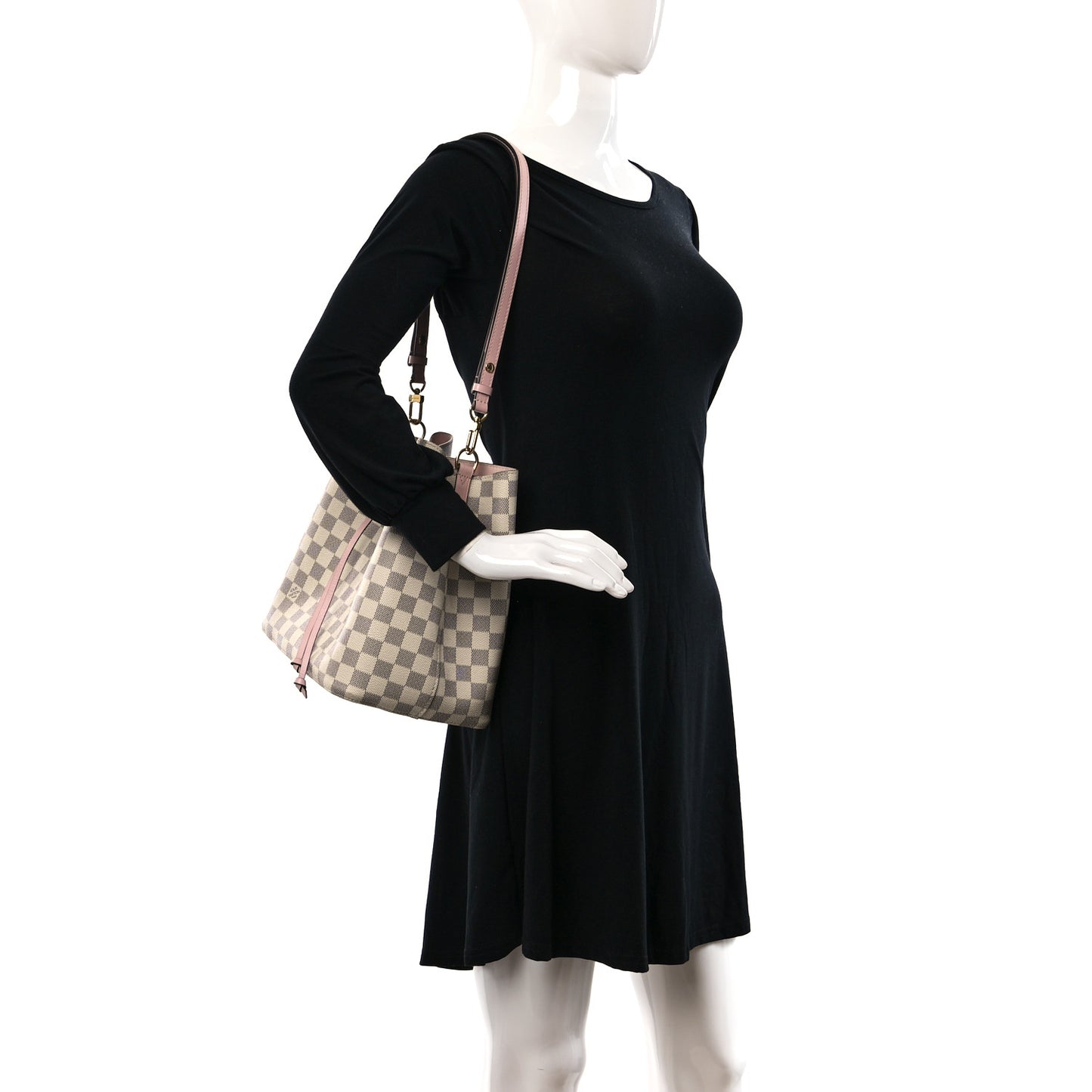 Damier Azur Neonoe MM Eau De Rose