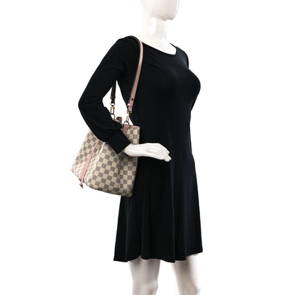 Louis Vuitton Damier Azur Neonoe MM Eau De Rose 2 of 10