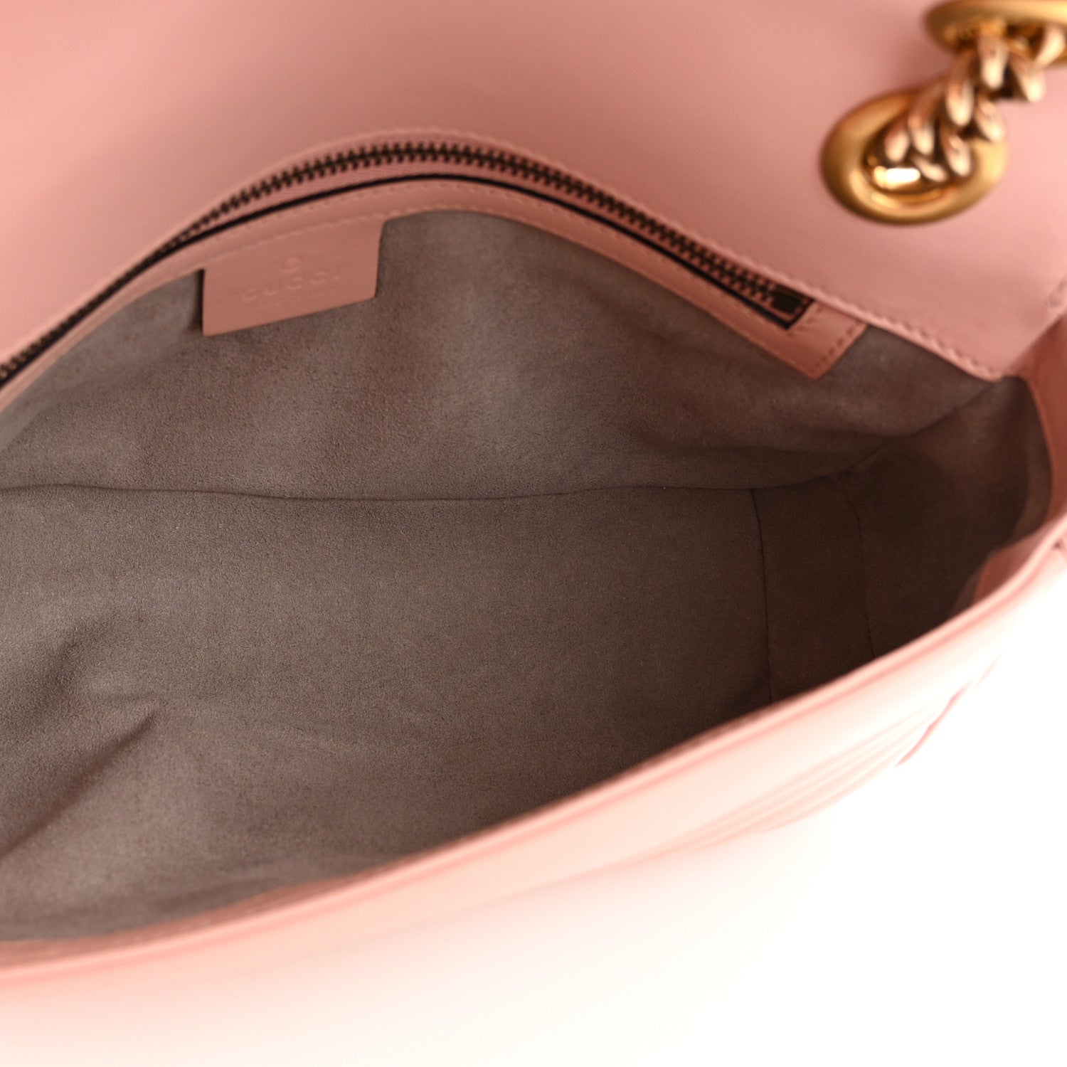 Gucci Calfskin Matelasse Small GG Marmont Shoulder Bag Perfect Pink 5 of 13