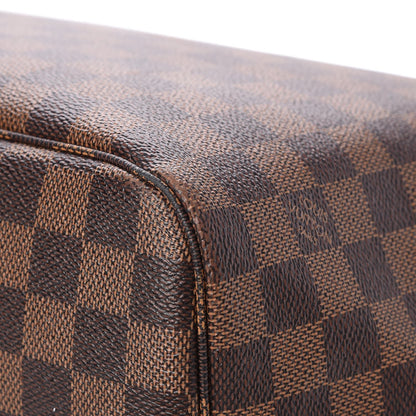 Louis Vuitton Damier Ebene Neo Neverfull MM Rose Ballerine 13 of 14