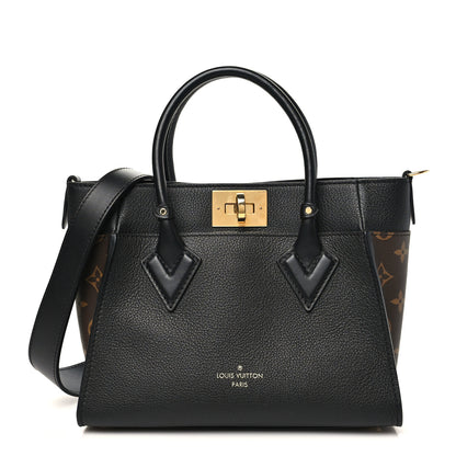 Louis Vuitton Calfskin Monogram On My Side PM Black 1 of 9