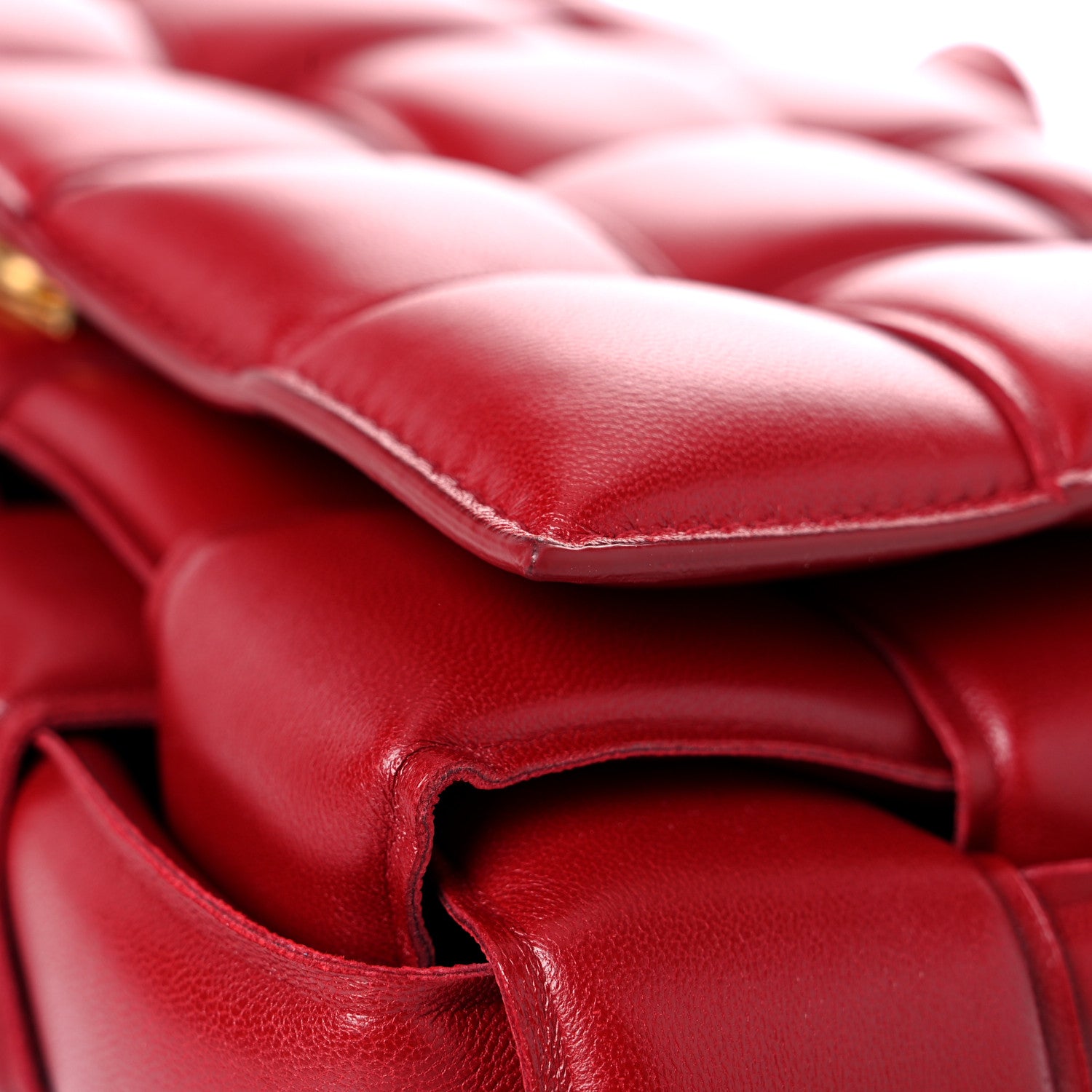 Bottega Veneta Nappa Maxi Intreccio Padded Cassette Crossbody Bag Dark Red 13 of 13