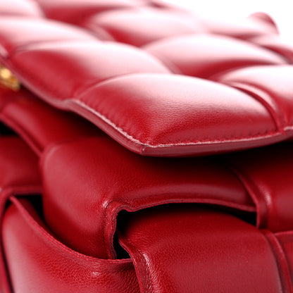 Bottega Veneta Nappa Maxi Intreccio Padded Cassette Crossbody Bag Dark Red 13 of 13