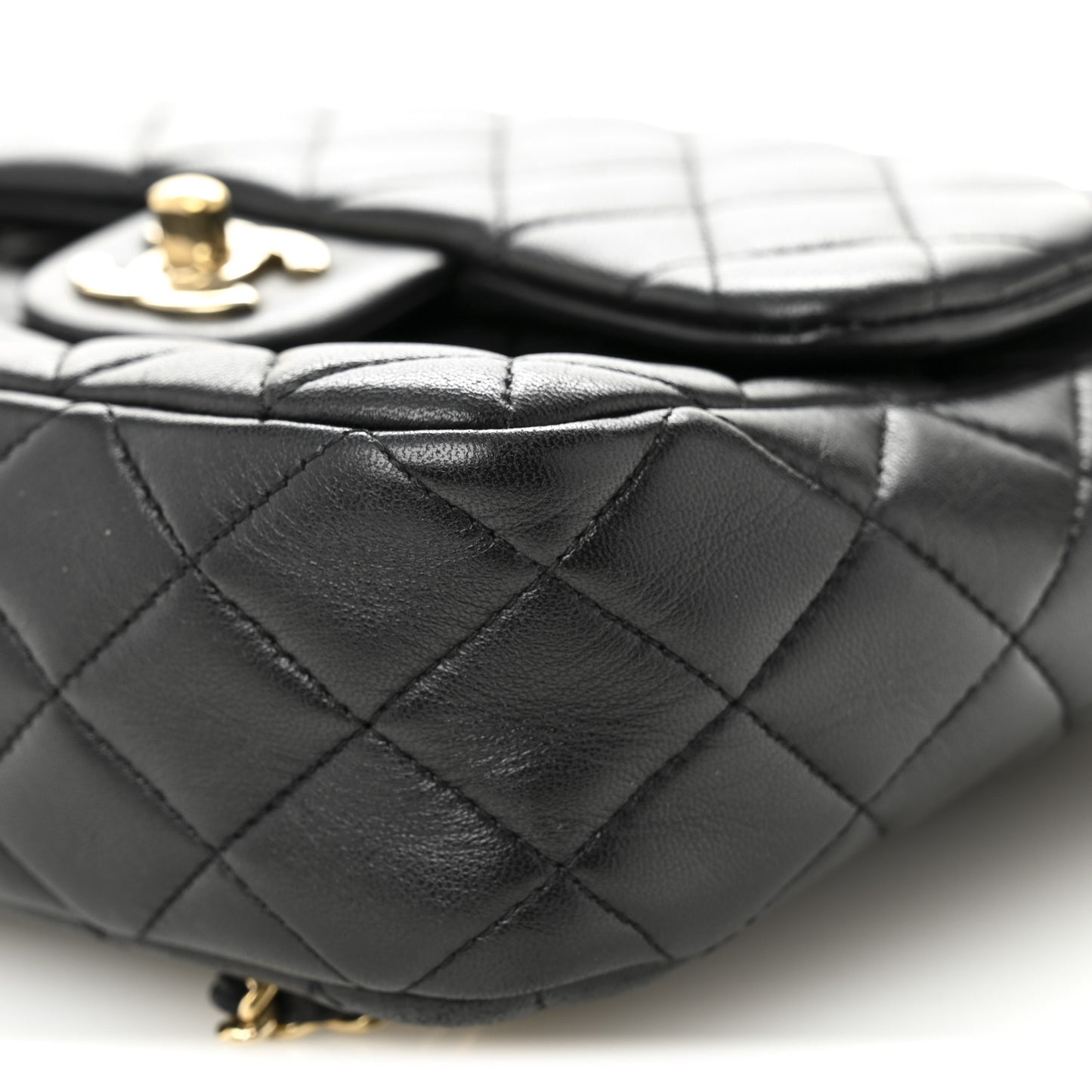 Lambskin Quilted Small In Seoul Backpack Black