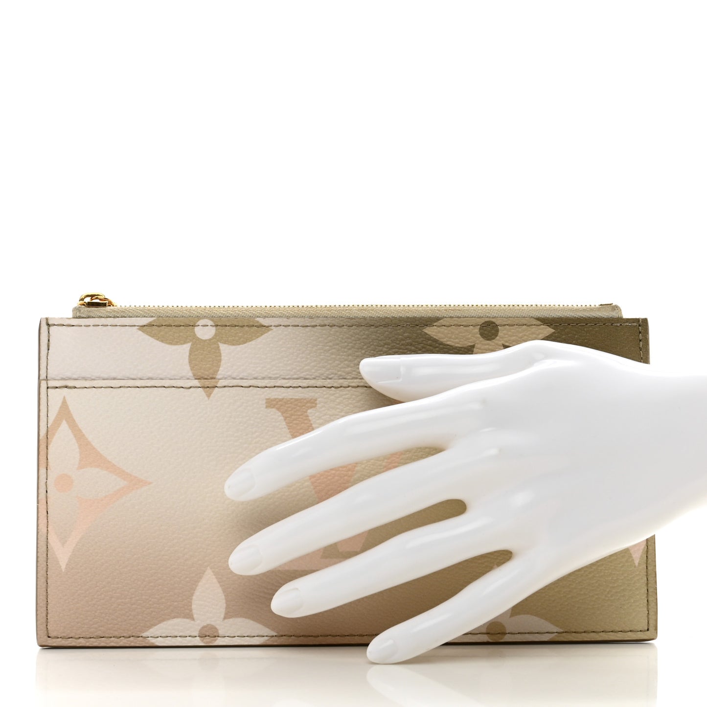 Monogram Giant Spring In The City Slim Purse Sunset Kaki