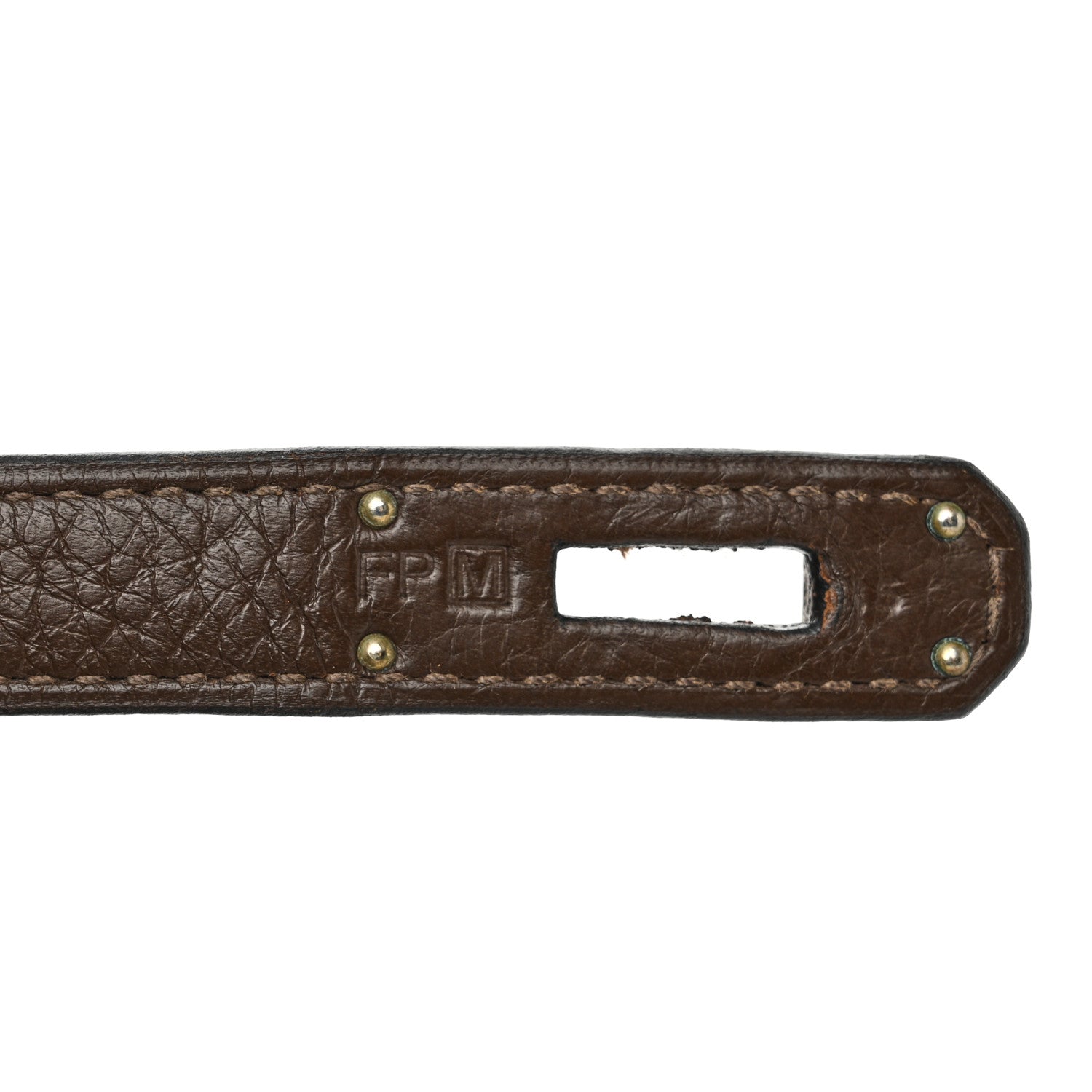 Hermes Taurillon Clemence Birkin 40 Cafe 7 of 10
