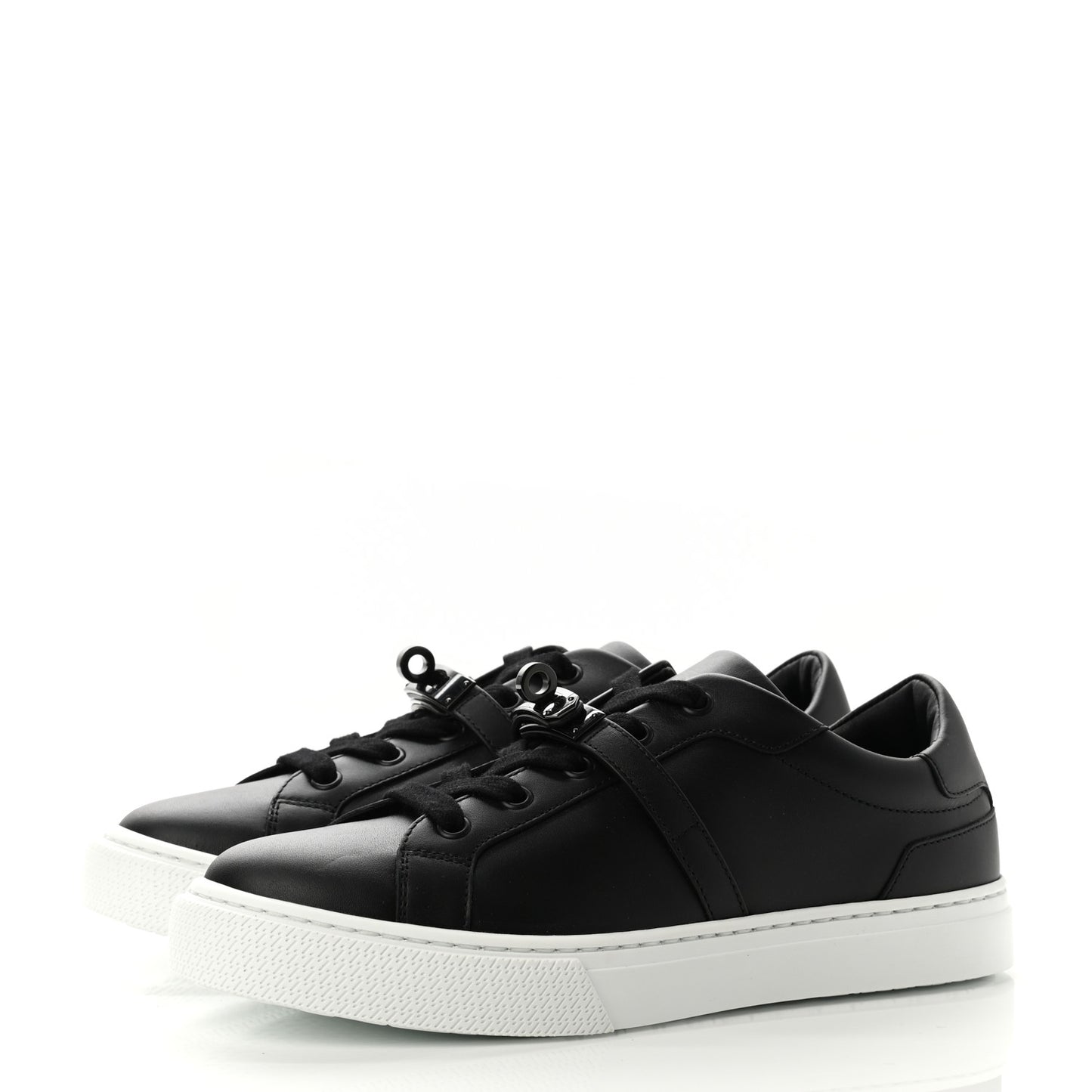 Calfskin Day Sneakers 37 Black