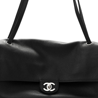 Chanel Grained Calfskin Small Souplissimo Maxi Flap Black 8 of 10