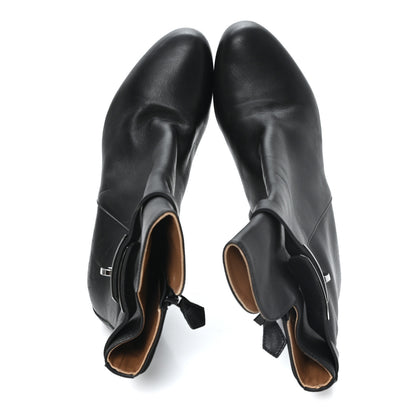 Hermes Calfskin Saint Germain Ankle Boots 37.5 Black 2 of 8