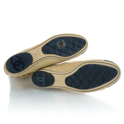 Chanel Leather Lace Up Tall Flat Boots 39 4 of 6