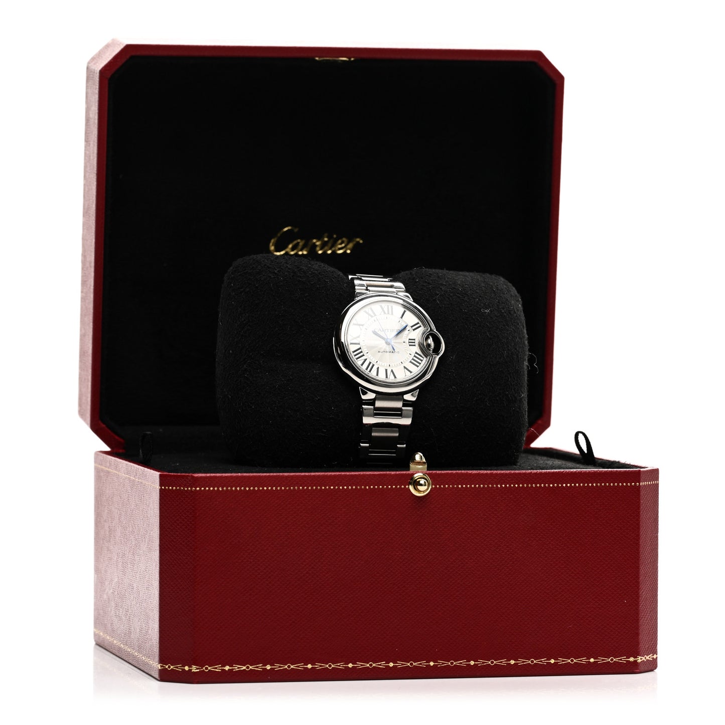 Stainless Steel 33mm Ballon Bleu De Cartier Automatic Watch
