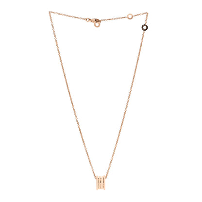 Bulgari 18K Rose Gold B.Zero1 Pendant Necklace 3 of 5