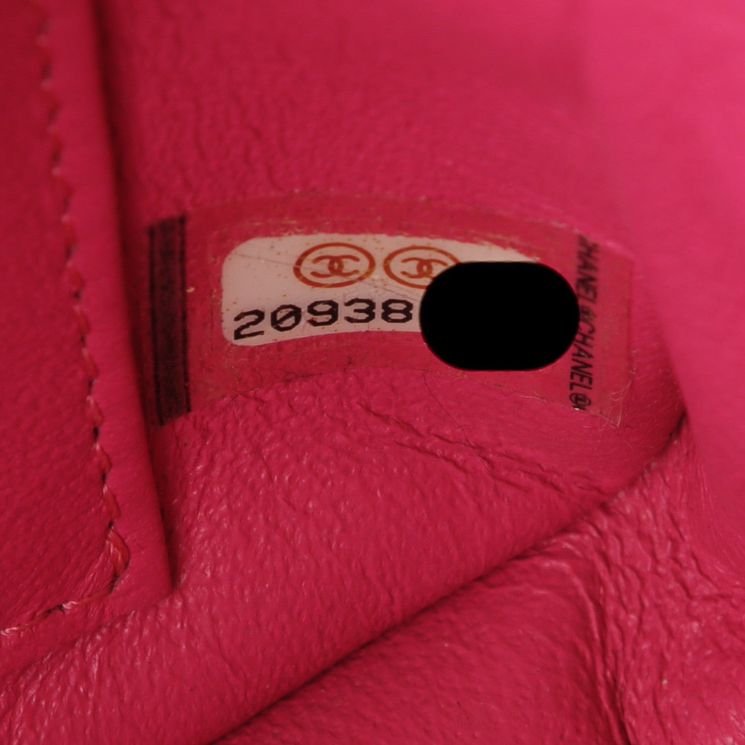 Chanel Lambskin Chevron Quilted Extra Mini Rectangular Flap Dark Pink 14 of 14