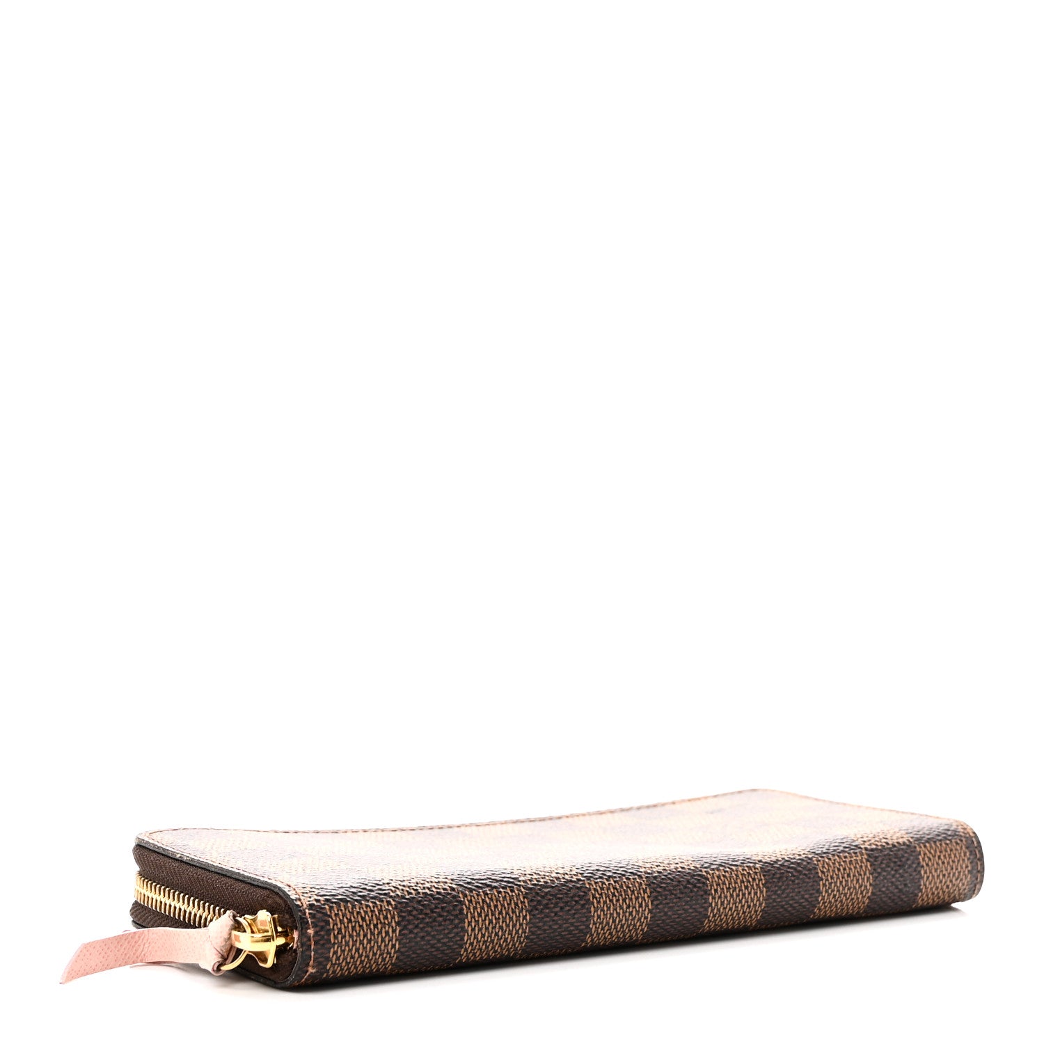 Louis Vuitton Damier Ebene Clemence Wallet Rose Ballerine 4 of 8