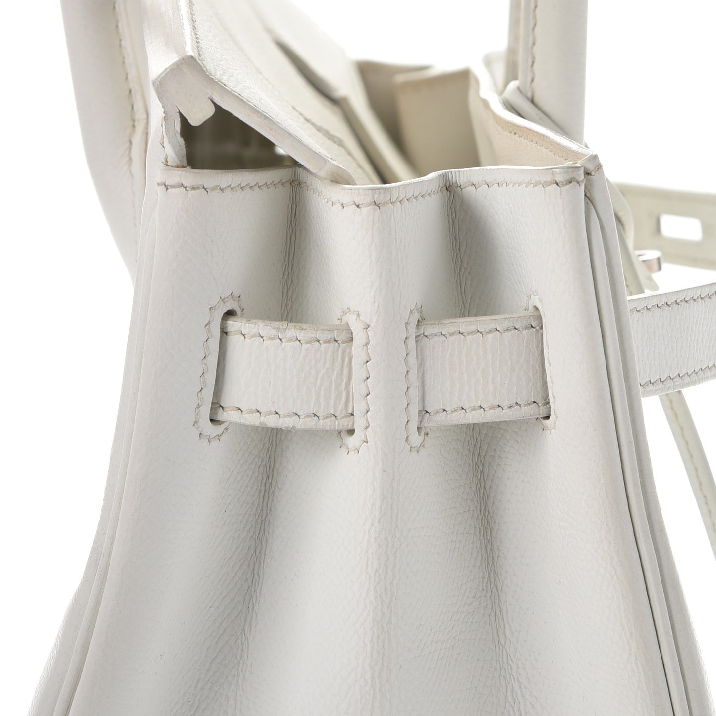 Epsom Birkin 30 White