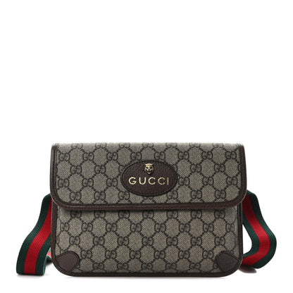 Gucci GG Supreme Monogram Neo Vintage Web Belt Bag Brown 1 of 9