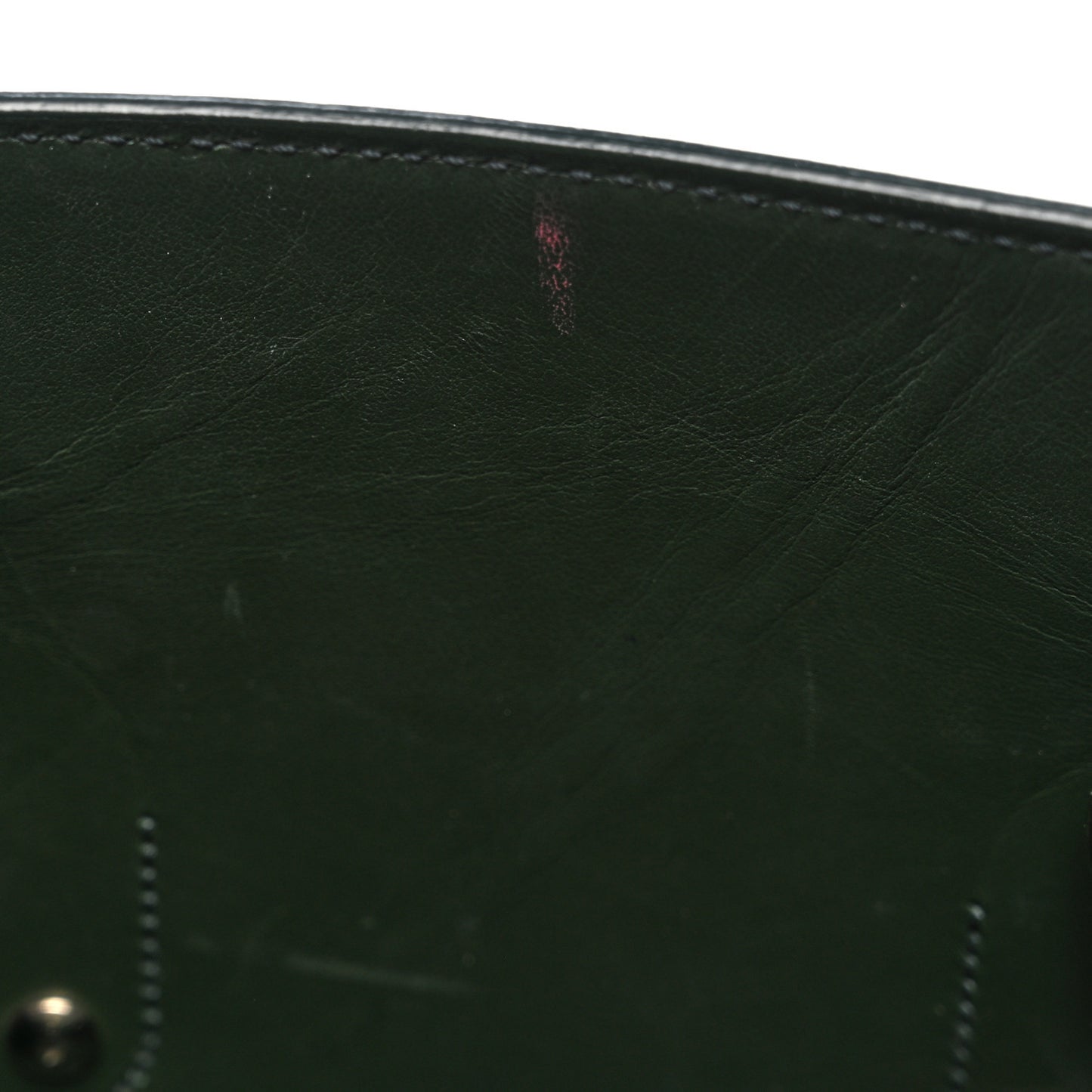 Grained Calfskin Small Sac De Jour Dark Vert