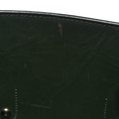 Saint Laurent Grained Calfskin Small Sac De Jour Dark Vert 13 of 13