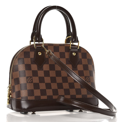 Louis Vuitton Damier Ebene Alma BB 3 of 9