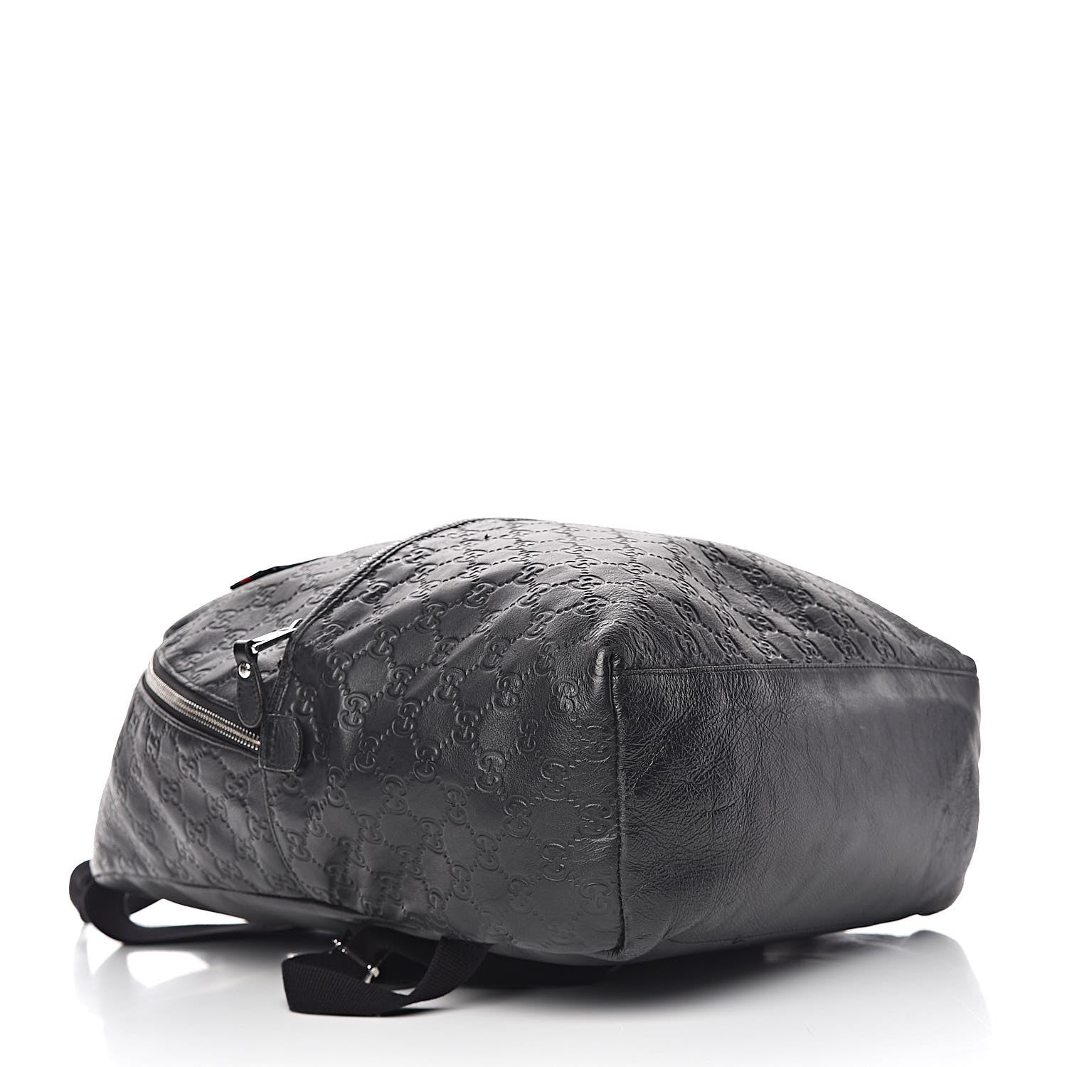 Gucci Guccissima Classic Backpack Black 4 of 15