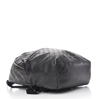 Gucci Guccissima Classic Backpack Black 4 of 15
