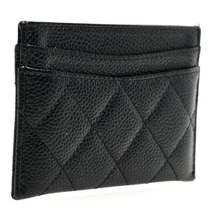Chanel Caviar Quilted Card Holder Black 3 of 8