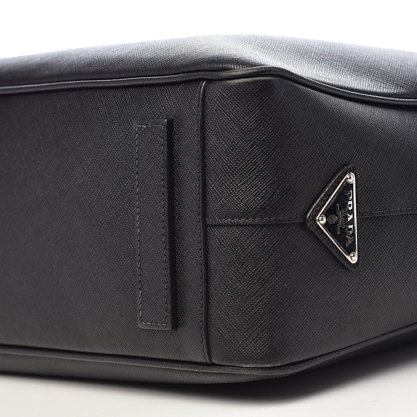 Saffiano Travel Briefcase Black