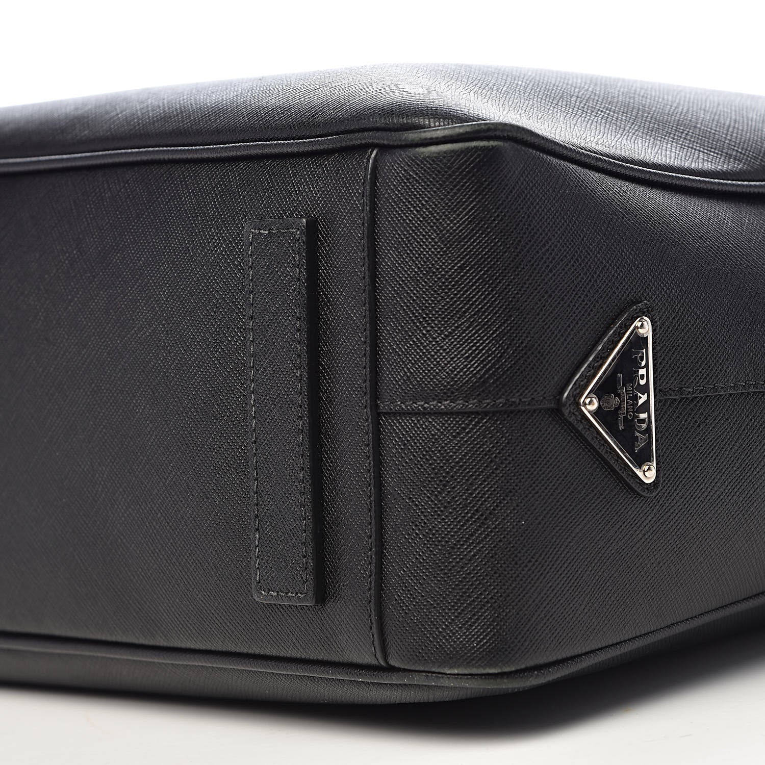 Prada Saffiano Travel Briefcase Black 15 of 19